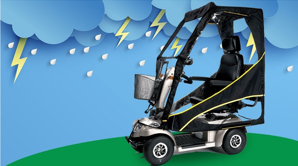 Keep Out the Sun & Rain with the ScooterPac